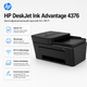 Многофункциональное устройство HP DeskJet Ink Advantage 4376 струйный A4 с Wi Fi для цветной печати (89G05C) - изображение 2