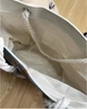 Большая пляжная сумка с принтом 54 х 40 х 15 см, мягкие ручки, хлопок (26-1) - изображение 3