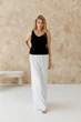 Женские штаны из муслина ART KNIT белые, L-XL 045694 - изображение 7