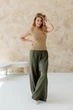 Женские штаны из муслина ART KNIT фисташка, S-M 045512 - изображение 11