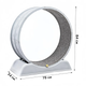 Колесо беговое для кошек One Fast Cat Gen5 бесшумное 79×84×34 см Grey (3_08356) - изображение 3