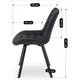 Стул MEBEL ELITE RICK 2 Черный ME.RICK2/CZ/T/K - изображение 7