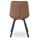 Стул MEBEL ELITE RICK Коричневый ножки черные ME.RICK/BR/V/K - изображение 2