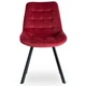Стул MEBEL ELITE RICK Velvet Бордовый ножки черные ME.RICK/BOR/V/K - изображение 5