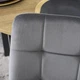 Стул бархатный YORK Velvet, Серый / Золотой (MEBEL ELITE) ME.YORK/P/ZL/V/K - изображение 7