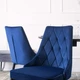 Стул MEBEL ELITE CORK Velvet Темно-синий ножки черные ME.CORK/GR/V/K - изображение 5