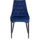 Стул MEBEL ELITE CORK Velvet Темно-синий ножки черные ME.CORK/GR/V/K - изображение 7