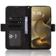 Чехол-книжка с карманами Deexe Wallet Stand для Motorola Edge 70 Pro - Black - изображение 5