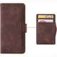 Чехол-книжка с карманами Deexe Wallet Stand для Motorola Edge 70 Pro - Brown - изображение 2