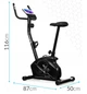 Велотренажер фитнес-велосипед Sapphire EXO SG-260B_EXO_BLACK до 120 кг с системой магнитного сопротивления - изображение 15