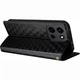 Чохол Deexe Rhombus Book для OnePlus Nord 6 - Black - зображення 4