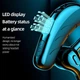 Bluetooth гарнитура Vaorlo X13 на 2 телефона блютуз музыка экран заряда наушник - изображение 7