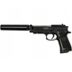 Металлический игрушечный пистолет Airsoft Gun C.19+ с глушителем на шариках 6 мм, страйкбольная модель пистолета 32 см - изображение 5