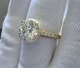 Срібна каблучка з муасанітом 5Ct Розмір 18 Сертифікат (9304) - зображення 2