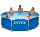 Каркасный бассейн Intex 28200 Metal Frame 305х76 см объем воды 4485 лит - изображение 1