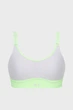 Жіночий сірий топ UA Infinity Mid 2.0 Bra-GRN Under Armour S D-DD 1384123-712 - изображение 1