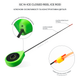 Вудка зимова GC N-Ice Closed Reel Ice Rod Green - зображення 2