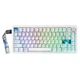 Беспроводная механическая клавиатура CIDOO QK75 White (Tri-Mode / Gasket Mount / Hot-Swap / RGB) - изображение 1