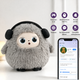 Игрушка ИИ плюшевая Ledodo AI, интерактивная, мягкая, LED-глаза, серая (4856) - зображення 3