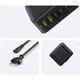 Зарядная станция Baseus EnerFill FH21 120W 4xUSB-C + 2xUSB-A Black (6932172698331) - изображение 9