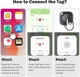 Умные Bluetooth-трекеры weTag для iPhone и Apple Find My(6 шт) - изображение 7