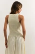 Сукня максі з бавовни DR029 2605346586704 S/M Світло-жовтий - зображення 11