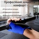 Перчатки для фитнеса и спорта и напульсники комплект для турника тренировок в зале велоспорта мужские женские без пальцев нескользящие дышащие защитные полиэстер Синие 66_7_S_2C - изображение 5