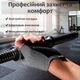 Перчатки для фитнеса и спорта и напульсники комплект для турника тренировок в зале велоспорта мужские женские без пальцев нескользящие дышащие защитные полиэстер Серые 66_7_L_4C - изображение 5
