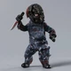 Коллекционная horror-фигурка Обожженный Чаки / Burnt Chucky Child's Play - экшн-кукла Good Guys Killer Doll с ножом, 12,5 см - изображение 3