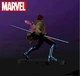Коллекционная фигурка Гамбит Реми Лебо с эффектами — статуэтка, Gambit Marvel X-Men Marvel collectible figure, 18см - изображение 5