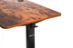Стіл з електричним регулюванням кутовий 180x120 см Hell's Chair Rustic Brown - изображение 5