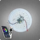 Люстра светодиодная 517 Dlight RGB с пультом и колонкой 45Вт Белый (02172) - изображение 8