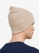 Теплая вязаная шапка бини Columbia с логотипом 1159863890 (Бежевый One size) - изображение 4