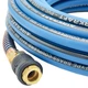 Шланг воздушный армированный из PVC-резины 20 атм 6x12мм, 10м с латунными быстроразъемными соединениями AIRKRAFT AHC-55B - изображение 2
