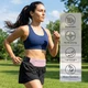 Спортивная сумка на пояс 3 кармана 40х11 см розовый (R051768) - изображение 5
