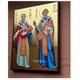 Икона Святых Николая И Спиридона 20 × 26 см - изображение 4