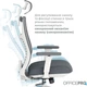Офісне крісло OfficePro Balance OC550-W-DG-DG White/Dark Gray [167733] - зображення 16