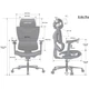 Геймерське крісло Anda Seat X-Air Pro Size XL Mesh Gray (AD-WY-01-GGF-G01) [167640] - зображення 6