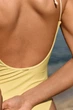 Суцільний купальник FAMO KU-1050 Жовтий S S (KU-1050) - изображение 8