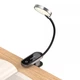 LED лампа на кліпсі з акумулятором Baseus Comfort Reading Mini Clip темно-сірий (DGRAD-0G) - изображение 3