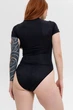 Боді з коротким рукавом TOTALFIT Black Flame XS - изображение 4