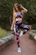 Легінси Totalfit CORSAR LG14-P65 L Чорний, Рожевий - зображення 1