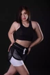 Шорти з сіткою Totalfit HW4-C11/10 S Чорний, Білий - зображення 1