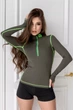 Жіночий спортивний рашгард на блискавці з Anti-Slip фіксацією TOTALFIT RW6-C36 XL - изображение 1
