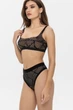 Комплект білизни бралет та стрінги TOTALFIT Black Mirage SET8U-AG10 3XL - изображение 2