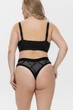 Комплект білизни бралет та стрінги TOTALFIT Black Mirage SET8U-AG10 3XL - изображение 6