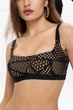 Комплект білизни бралет та стрінги TOTALFIT Black Mirage SET8U-AG10 M - изображение 9