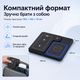 Бездротовий зарядний пристрій 3в1 для смартфона, годинника та навушників. Чорний - зображення 8