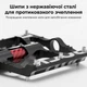 Широкие алюминиевые педали Rockbros K307T для MTB, платформенные велосипедные педали на подшипниках 9/16", Черные - изображение 2