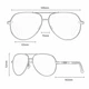Солнцезащитные очки Aviator Barcur Red-Tea - изображение 6
